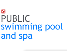 Public swimming pool and spa